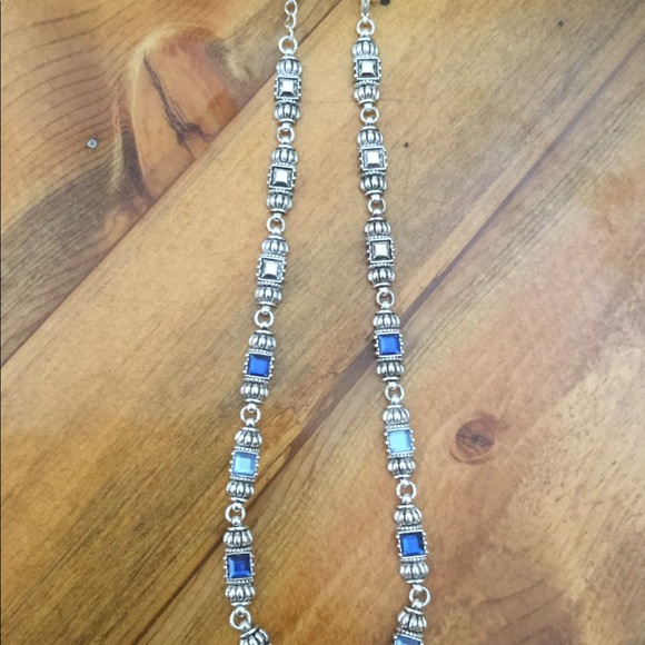 Blue and Silver Stone Necklace - Picture 2 of 2
